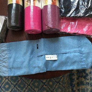 Women's Blue Faux Suede Urban Yoga Mat Bag - by ag